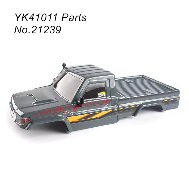 YIKONG YK41011 RC Truck Parts Dark Gray Car Shell Set 21239