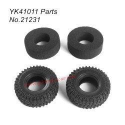YIKONG YK41011 RC Truck Parts Tire Tread and Sponge 21231