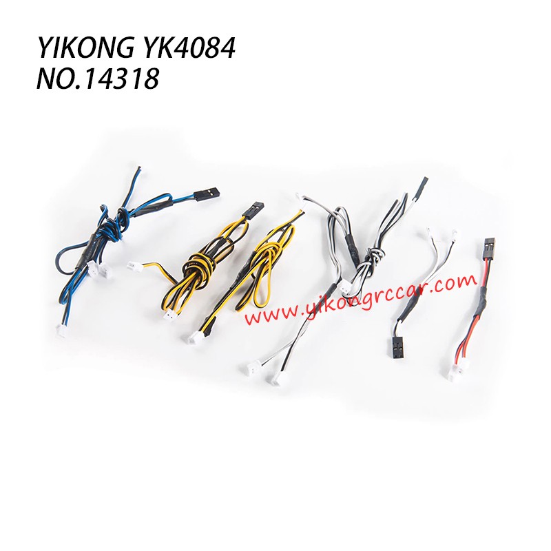 YIKONG YK4084/Pro RC Car Parts Lights Wiring Harness Set 14318
