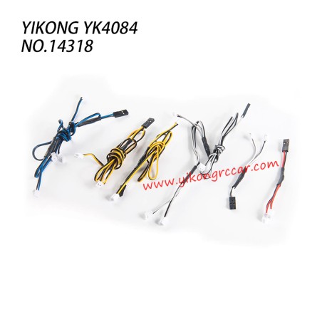 YIKONG YK4084/Pro RC Car Parts Lights Wiring Harness Set 14318
