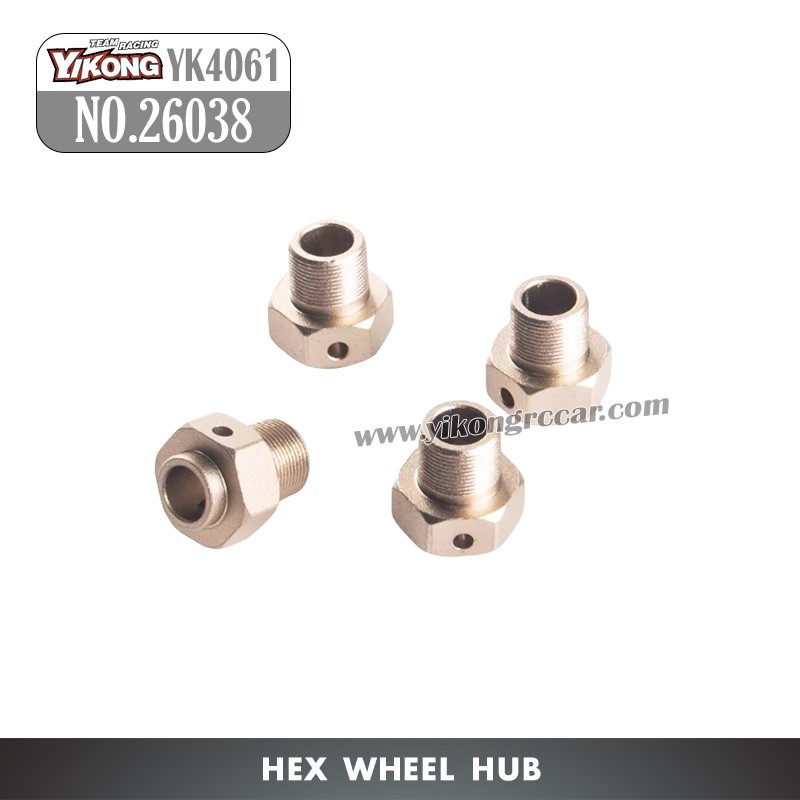YIKONG YK4061 RC Car Parts Hex Wheel Hub 26038