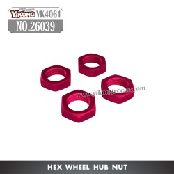 YIKONG YK4061 RC Car Parts Hex Wheel Hub Nut 26039