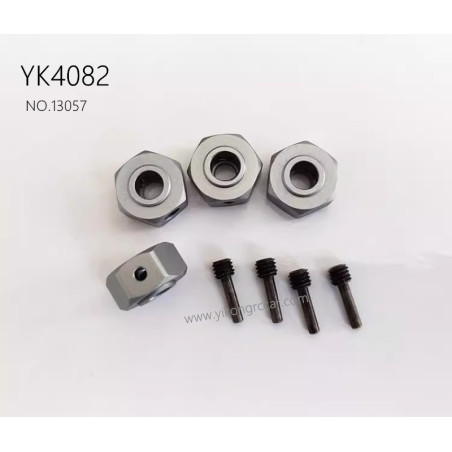 YIKONG YK4082 Parts aluminum alloy hexagonal wheel seat 13057