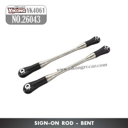 YIKONG YK4061 RC Crawler Parts Sign-on Rod - Bent 26043