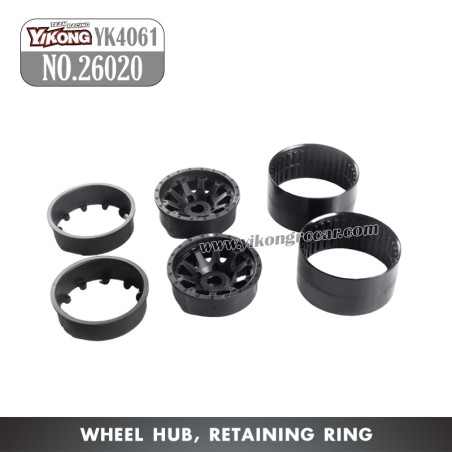 YIKONG YK4061 RC Crawler Parts Wheel Hub, Retaining Ring 26020