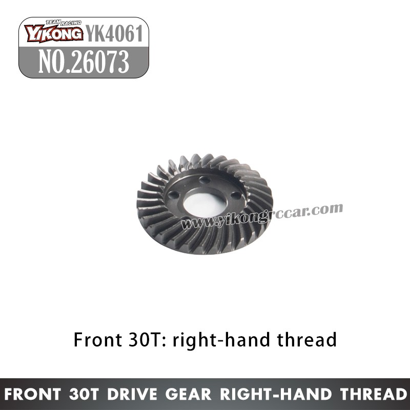 YIKONG YK4061 Parts Front 30T drive gear right-hand thread 26073