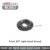 YIKONG YK4061 Parts Front 30T drive gear right-hand thread 26073