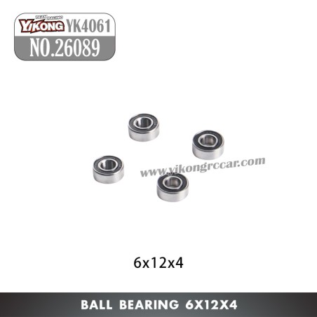 YIKONG YK4061 Parts Ball bearing 6x12x4 26089