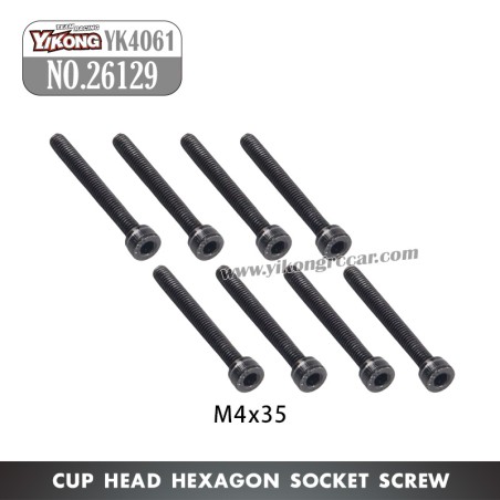 YIKONG YK4061 Parts Cup head hexagon socket screw M4x35 26129