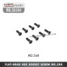 YIKONG YK4061 RC Crawler Parts Flat-head hex socket screw M2.5x8 26104