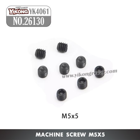 YIKONG YK4061 RC Crawler Parts Machine Screw M5x5 26130