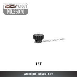 YIKONG YK4061 RC Crawler Parts Motor Gear 15T 26070