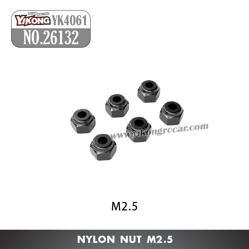 YIKONG YK4061 RC Crawler Parts Nylon Nut M2.5 26132