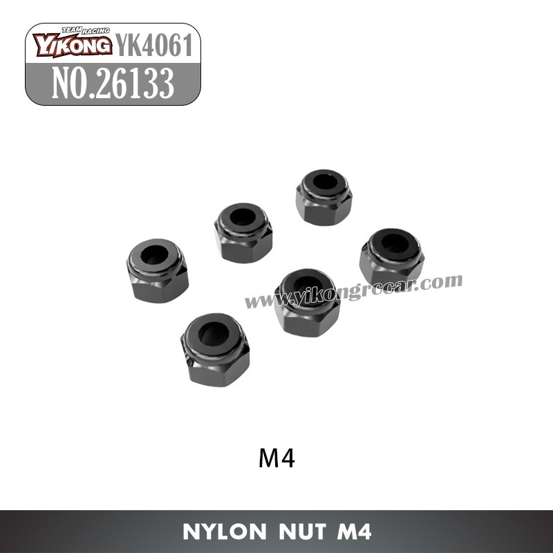 YIKONG YK4061 Parts Nylon Nut M4 26133