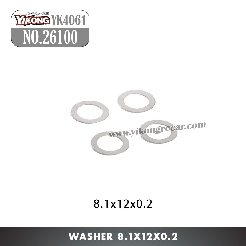 YIKONG YK4061 RC Crawler Parts Washer 8.1x12x0.2 26100