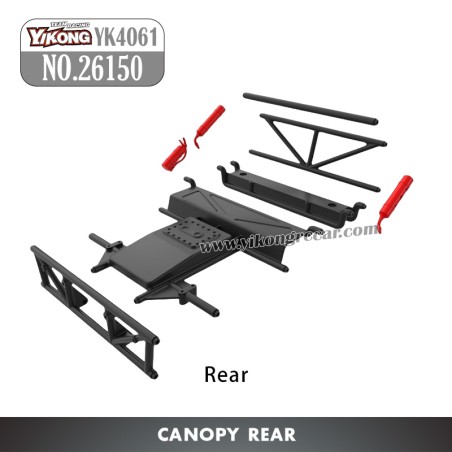 YIKONG YK4061 Parts Canopy Rear 26150