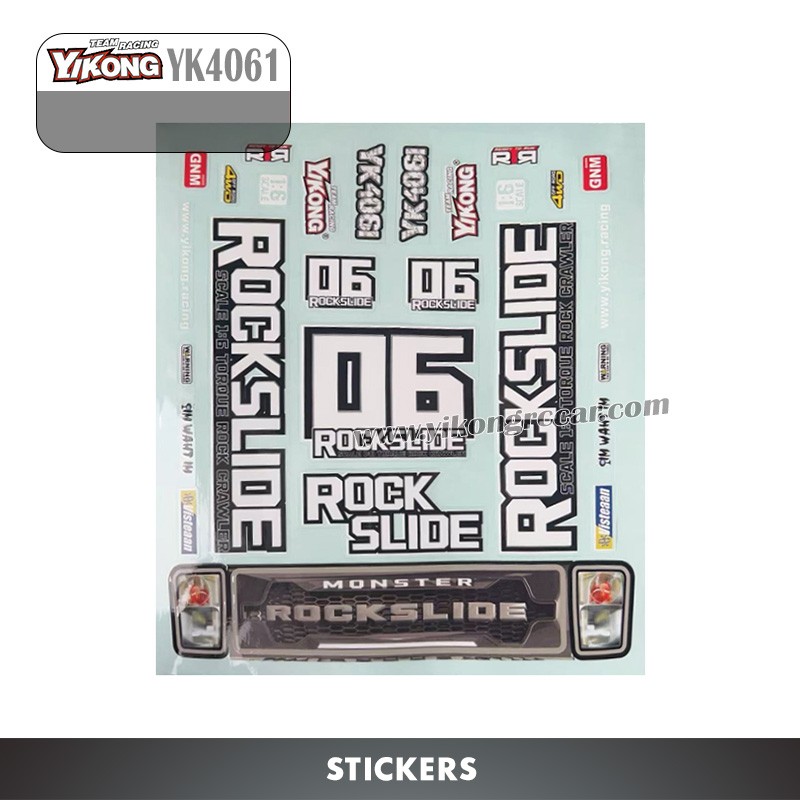 YIKONG YK4061 Parts Stickers
