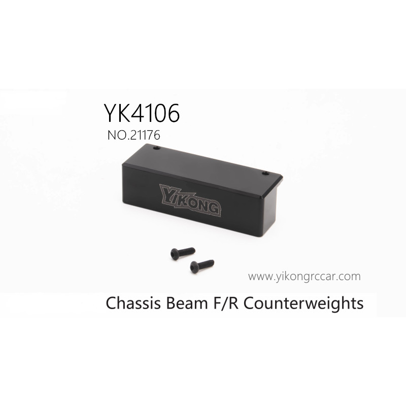 YIKONG YK4106 Pro Parts Chassis Beam Front and Rear Counterweights 21176