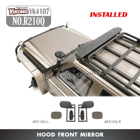YIKONG YK4107 Parts Hood Front Mirror R210Q