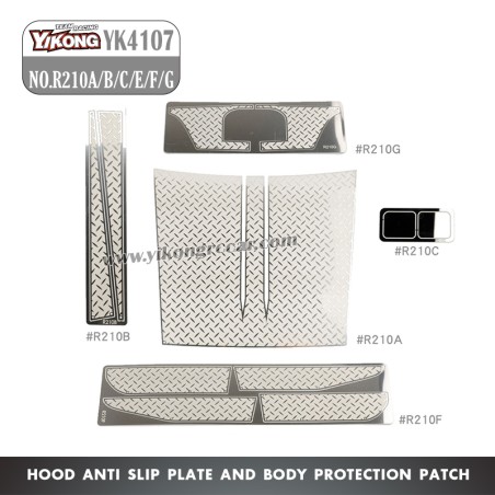 YIKONG YK4107 Parts Hood Anti Slip Plate and Body Protection Patch R210A/B/C/E/F/G