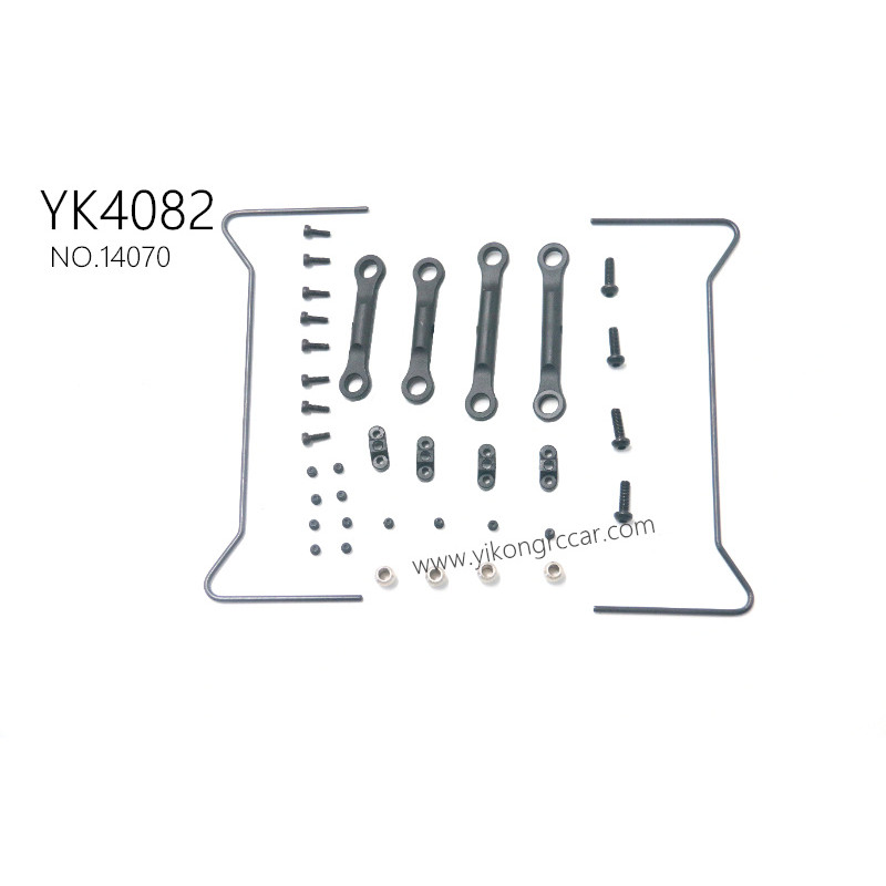 YIKONG YK4082 RC Car Parts Anti-Roll Bar Set 14070 YIKONG YK4082 RC Car Parts Anti-Roll Bar Set 14070