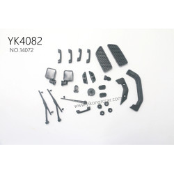 YIKONG YK4082 RC Car Parts Door Accessories Set 14072
