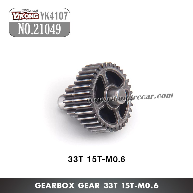 YIKONG YK4107 Climbing RC Car Parts Wave box gear (33T 15T-M0.6) 21049