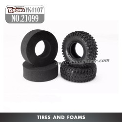 YIKONG YK4107 Climbing RC Car Parts Tire leather sponge 21099