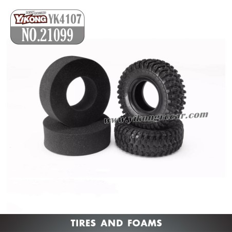YIKONG YK4107 Climbing RC Car Parts Tire leather sponge 21099