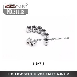 YIKONG YK4107 RC Car Parts Hollow Steel Pivot Balls (6.8-7.9) 21118