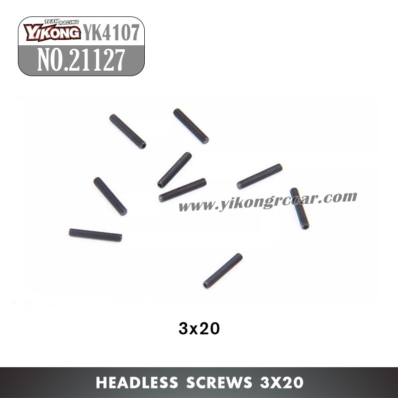 YIKONG YK4107 RC Crawler Parts Headless Screws (3x20) 21127