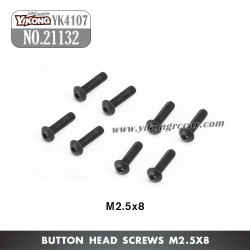 YIKONG YK4107 RC Crawler Parts Button Head Screws (M2.5x8) 21132