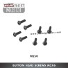 YIKONG YK4107 RC Crawler Parts Button Head Screws (M2x6) 21131