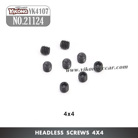 YIKONG YK4107 RC Car Parts Headless Screws (4x4) 21124