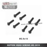 YIKONG YK4107 RC Crawler Parts Button Head Screws (M2.5x10) 21133