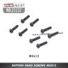 YIKONG YK4107 1/10 RC Crawler Parts Button Head Screws (M3x12) 21137