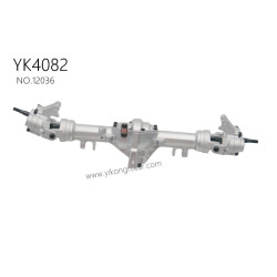 YIKONG YK4082 Pro Parts Aluminum Alloy Original Front Axle Assembly 12036