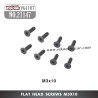 YIKONG YK4107 RC Vehicle Parts Flat Head Screws (M3x10) 21147