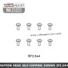 YIKONG YK4107 RC Car Parts Button head Self-tapping screws (ST2.5x4) 21223