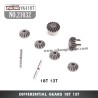 YIKONG YK4107Pro RC Crawler Parts 13T 18T Differential Gear Set 21032
