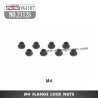 YIKONG YK4107Pro RC Truck Parts M4 Flange Nuts 21128