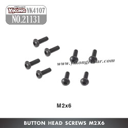 YIKONG YK4107Pro Parts Pan Head Hex Socket Screws (M2x6) 21131