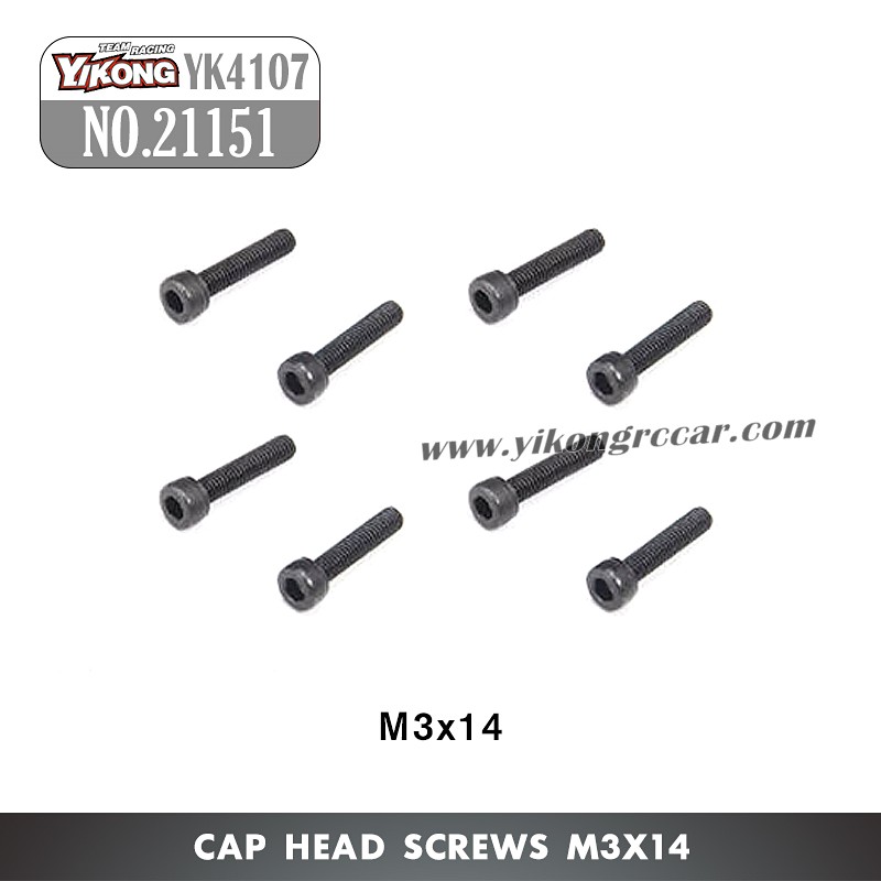 YIKONG YK4107Pro Parts Cup Head Socket Head Screw (M3x14) 21151