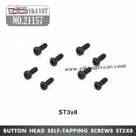 YIKONG YK4107Pro Parts Pan-Head Cross Self-Tapping Screw ST3x8 21157