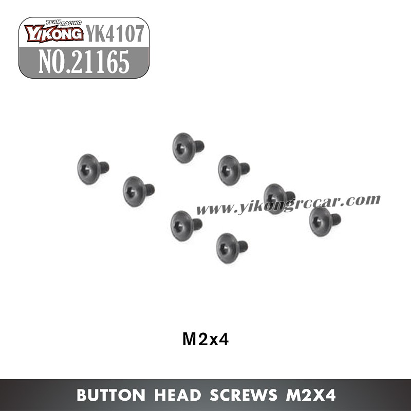 YIKONG YK4107Pro Parts Pan Head Hex Socket Screws (M2x4) 21165