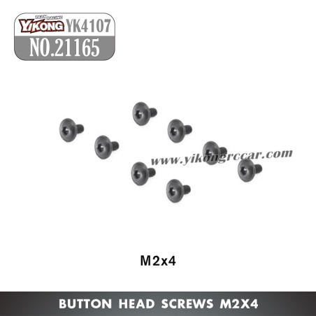 YIKONG YK4107Pro Parts Pan Head Hex Socket Screws (M2x4) 21165
