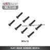 YIKONG YK4107Pro Parts Flat Head Screws (M3x16) 21149