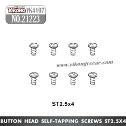 YIKONG YK4107Pro Parts Button head Self-tapping screws (ST2.5x4) 21223