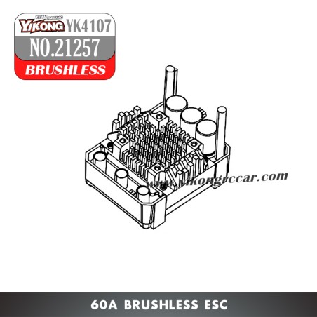 YIKONG YK4107Pro Parts 60A Brushless ESC 21257