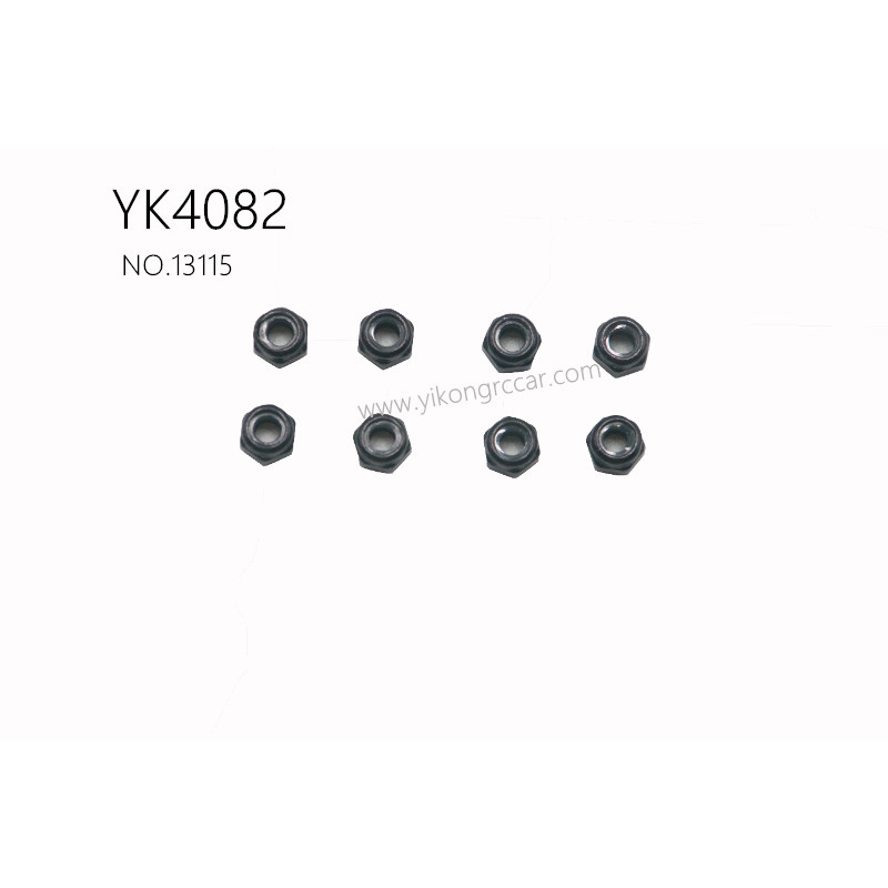 YIKONG YK4082 Spare Parts M3 Nylon Nuts 13115